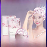 Sakura Self-Heating Steam Hair Mask Cap – 8-Minute Salon Treatment