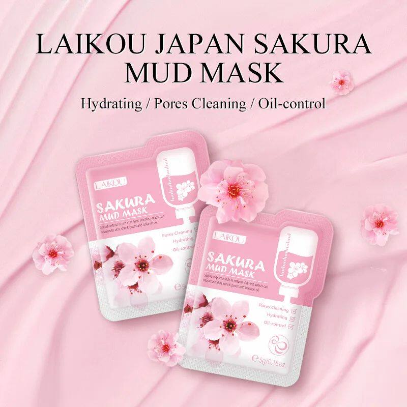 Sakura Deep Cleansing Mud Mask – 7 Treatments for Clear, Fresh Skin
