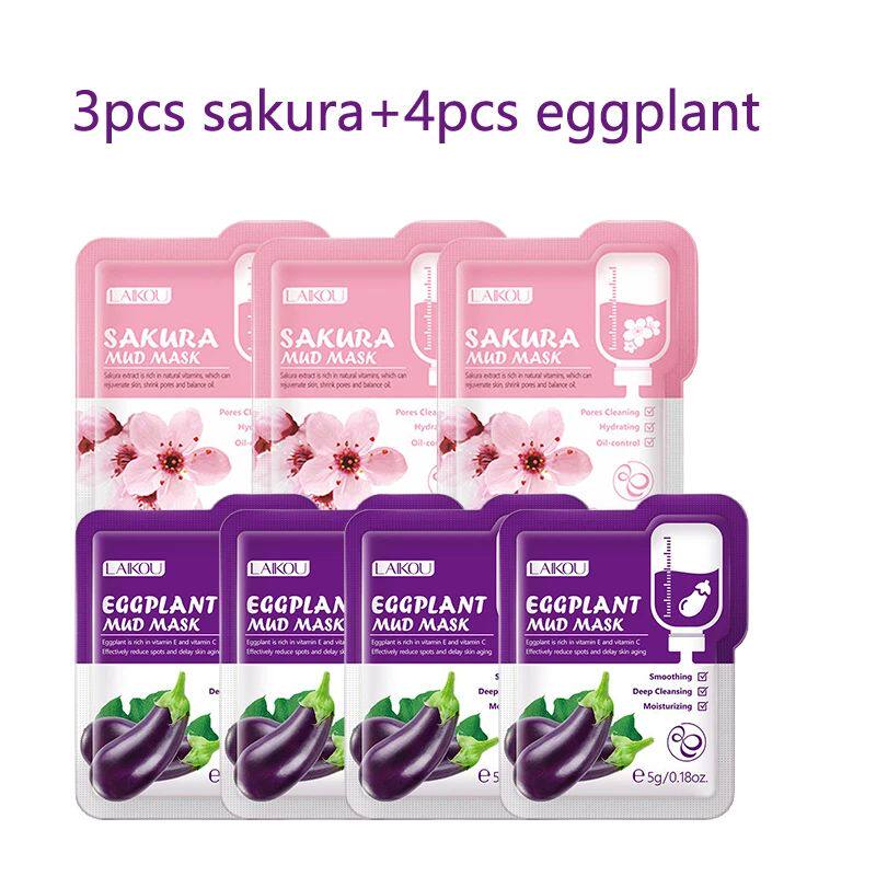 Sakura Deep Cleansing Mud Mask – 7 Treatments for Clear, Fresh Skin