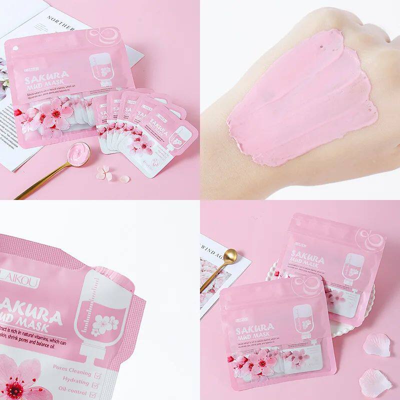Sakura Deep Cleansing Mud Mask – 7 Treatments for Clear, Fresh Skin